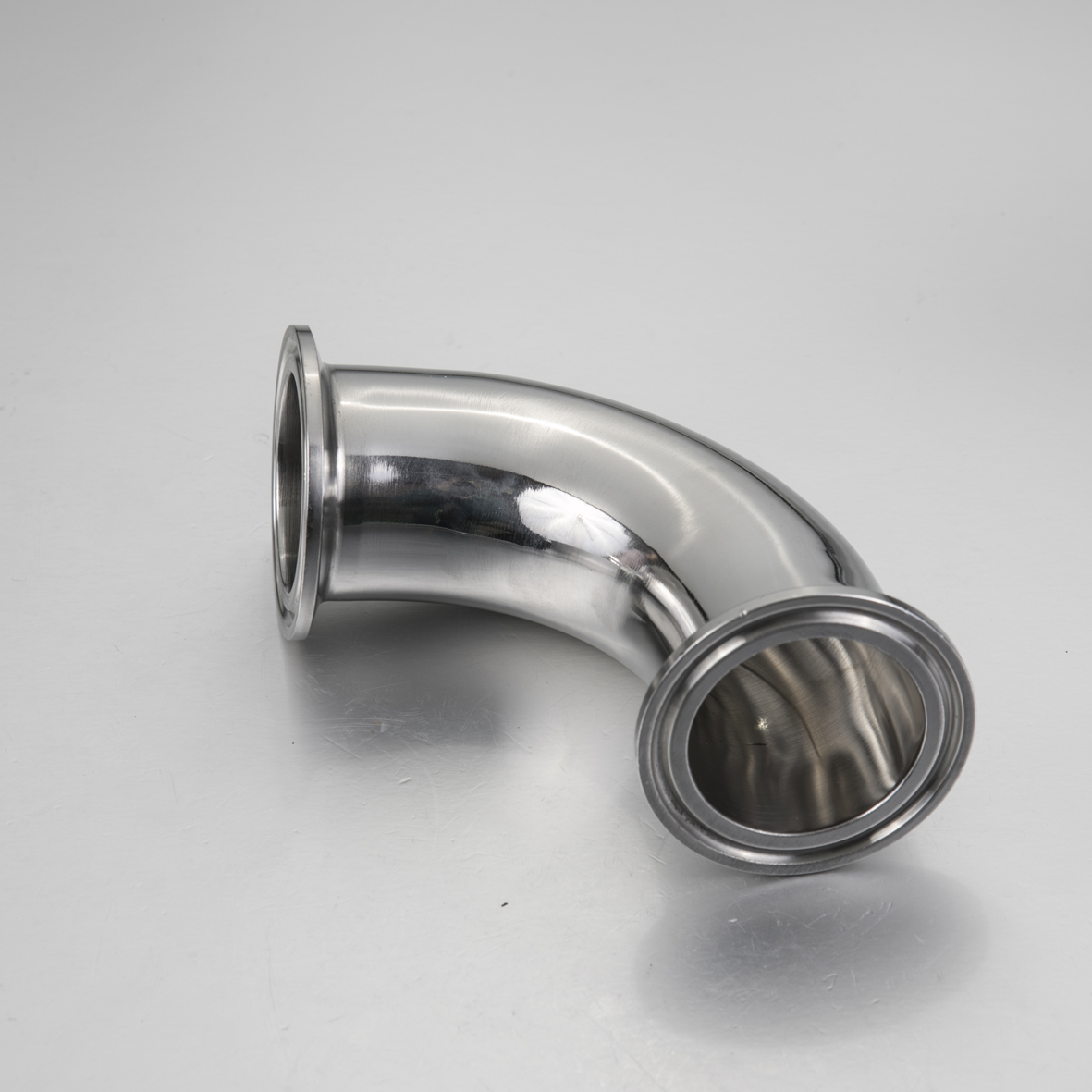 Stainless Steel Sanitary 90 Degree Clamped Elbow