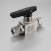 Instrument 2 Way Ball Valve OD End 