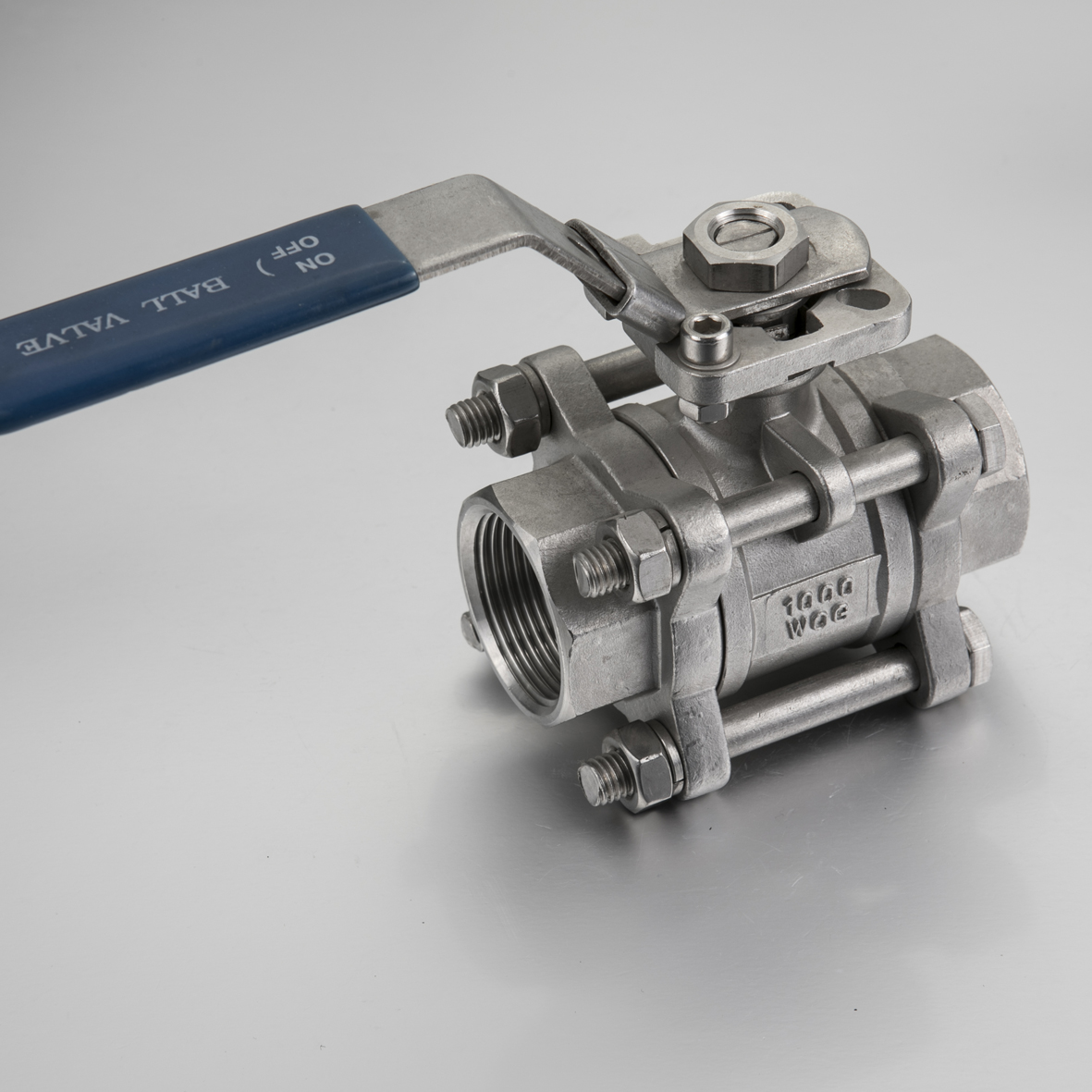 3PC Stainless Steel 304/316 Ball Valve With ISO5211 Mounting Pad