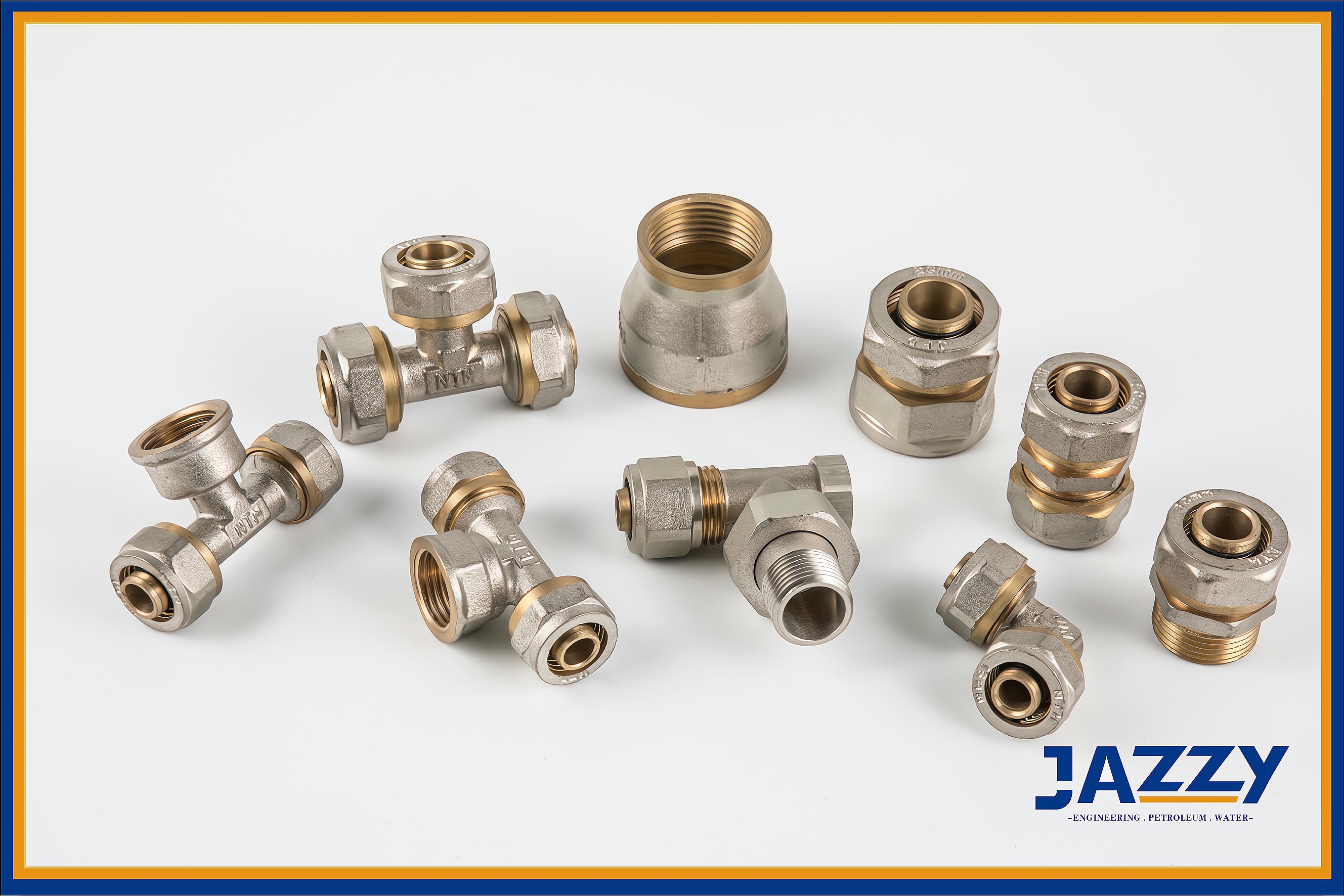 Brass nut compression pipe fittings olive nuts (BSP) for Plumbing, Oil, Gas and Steam Applications