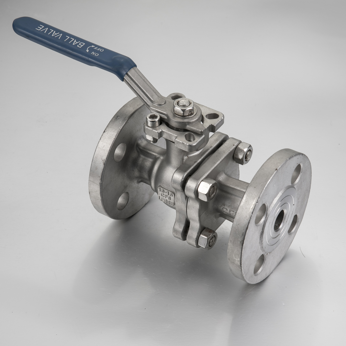 2PC Stainless Steel 304/316 Flanged Ball Valve