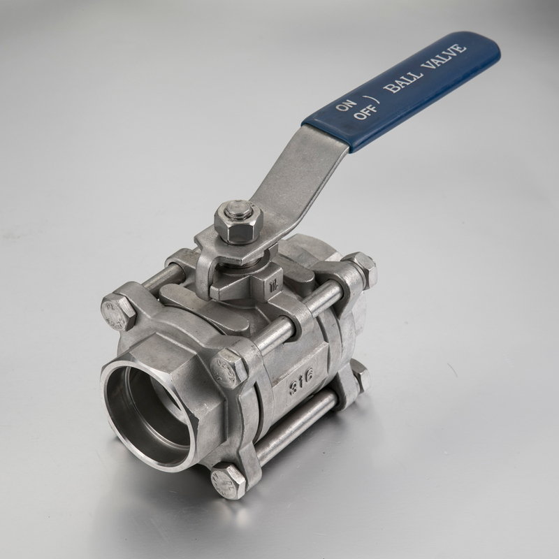 3PC Stainless Steel 304/316 Ball Valve 