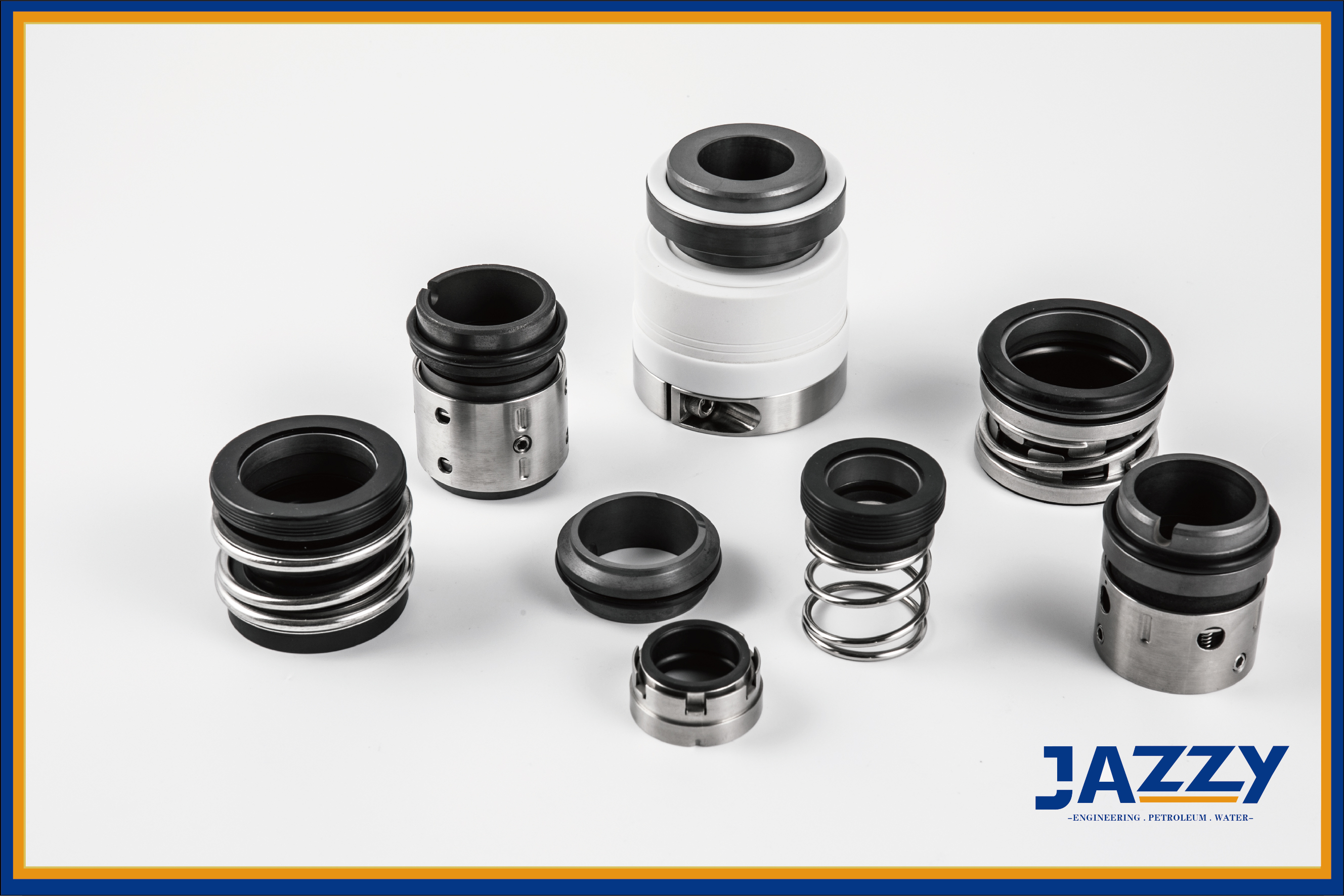 Bearing and mechanical seal application in pumps.