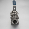 3PC Stainless Steel 304/316 Ball Valve With ISO5211 Mounting Pad