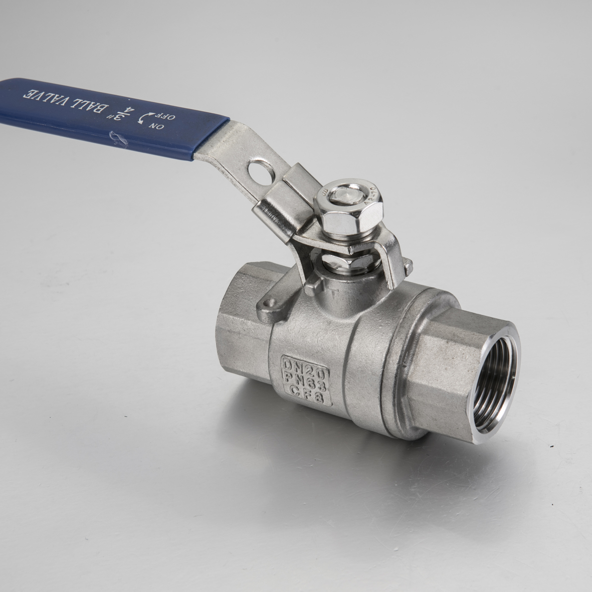 2PC Stainless Steel 304/316 Ball Valve DIN3202-M6